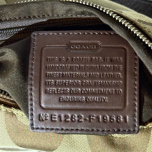 Coach Brown and Tan Shoulder Bag - Picture 5 of 5